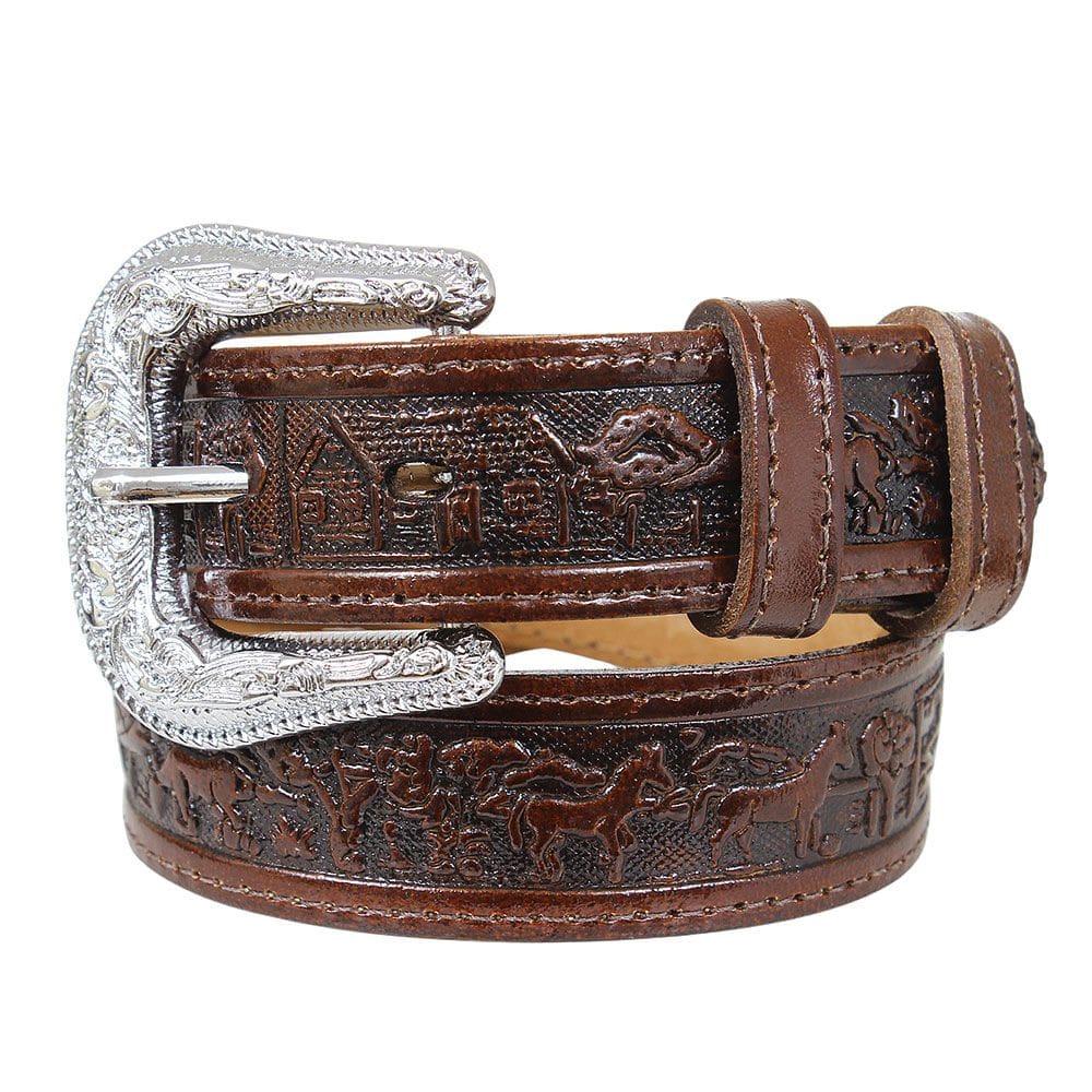 Cinto Infantil Fazendinha Marrom Cow Way 37623