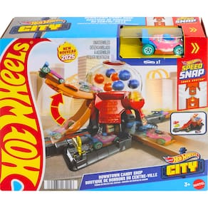 Hot Wheels Pista City Downtown Loja de Doces JBM62 Mattel