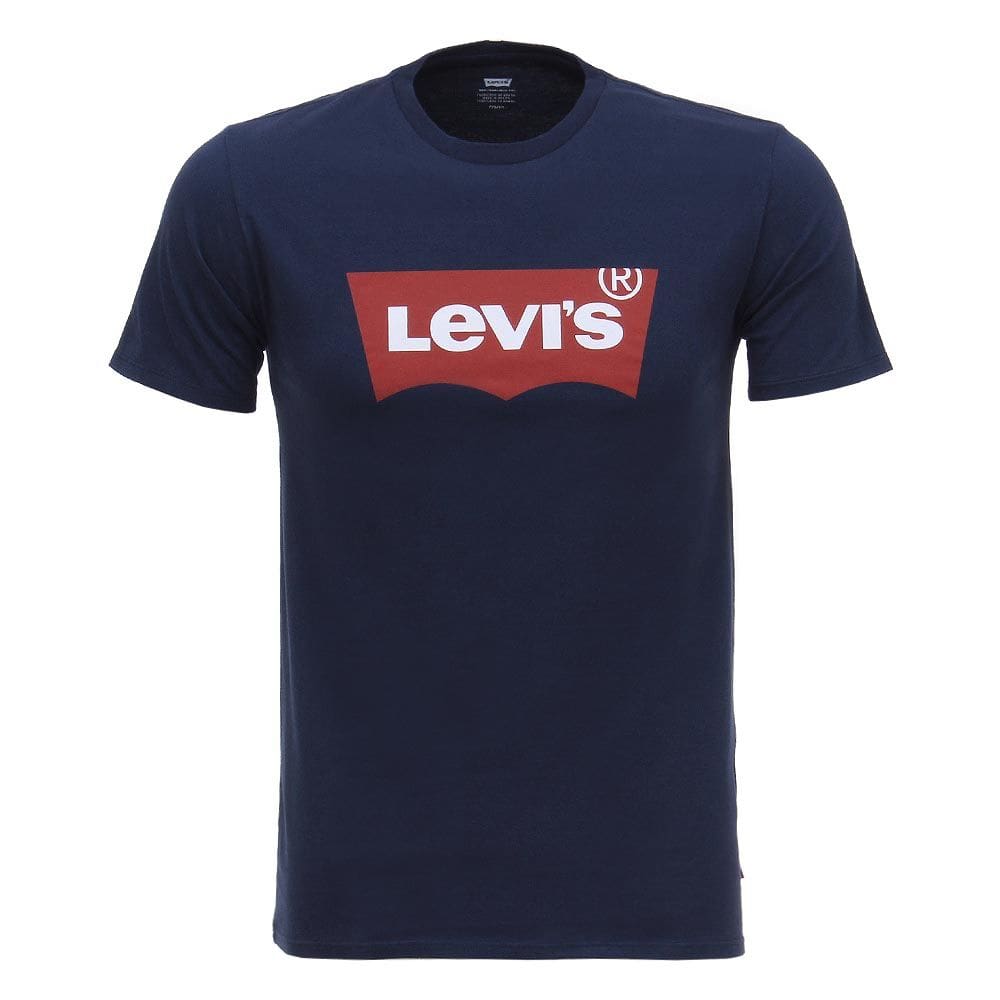 Camiseta Azul Marinho Masculina Levi`s 26992