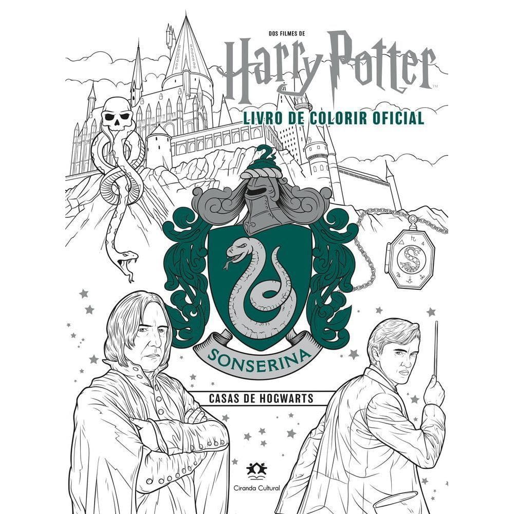 Harry Potter - Sonserina Casas De Hogwarts