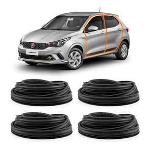 Kit 4 Borrachas Vedação Porta Argo Após 18 Modelo autêntico