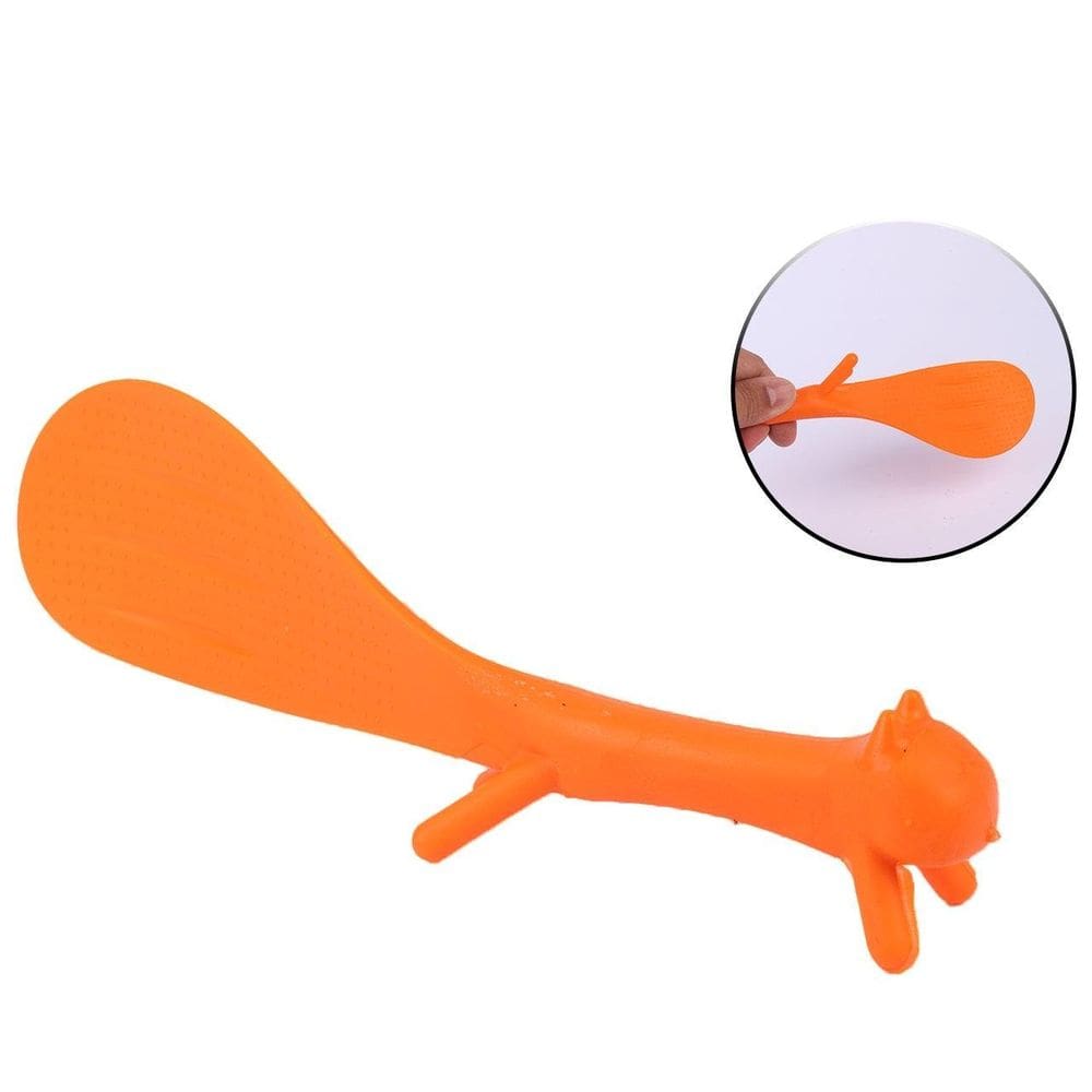 Colher de Arroz Plástico Esquilo 20cm Color - Tudo em Caixa