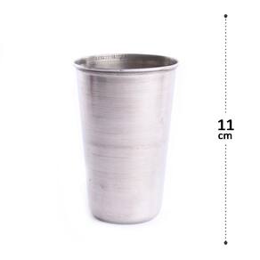 Copo de Inox 250ml Escovado - Tudo em Caixa