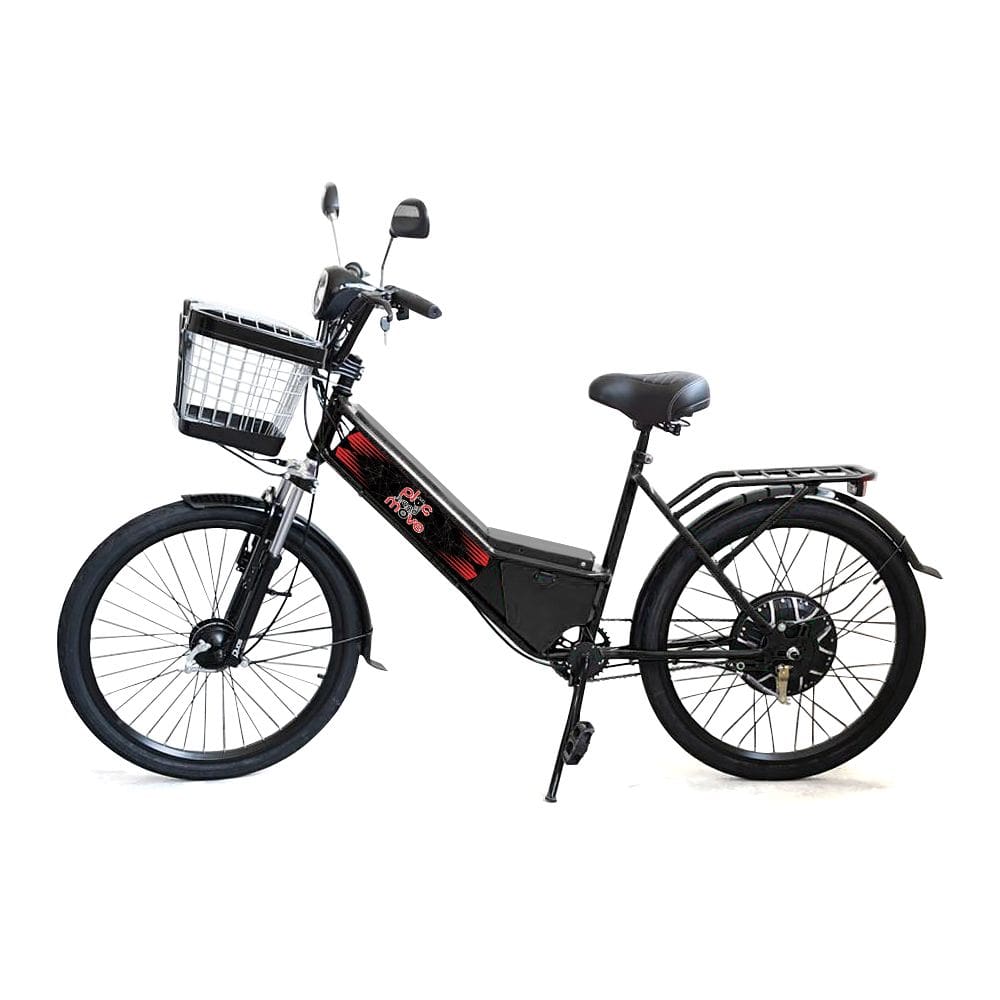 Bicicleta Elétrica - New Street 800w - Preta - Plug and Move
