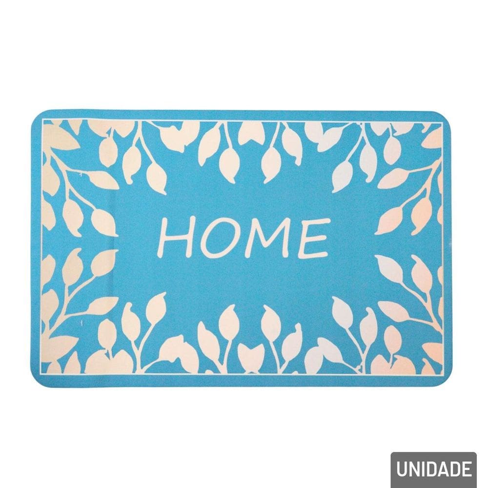 Tapete de PVC Absorvente 38x58cm Home Flores - Tudo em Caixa