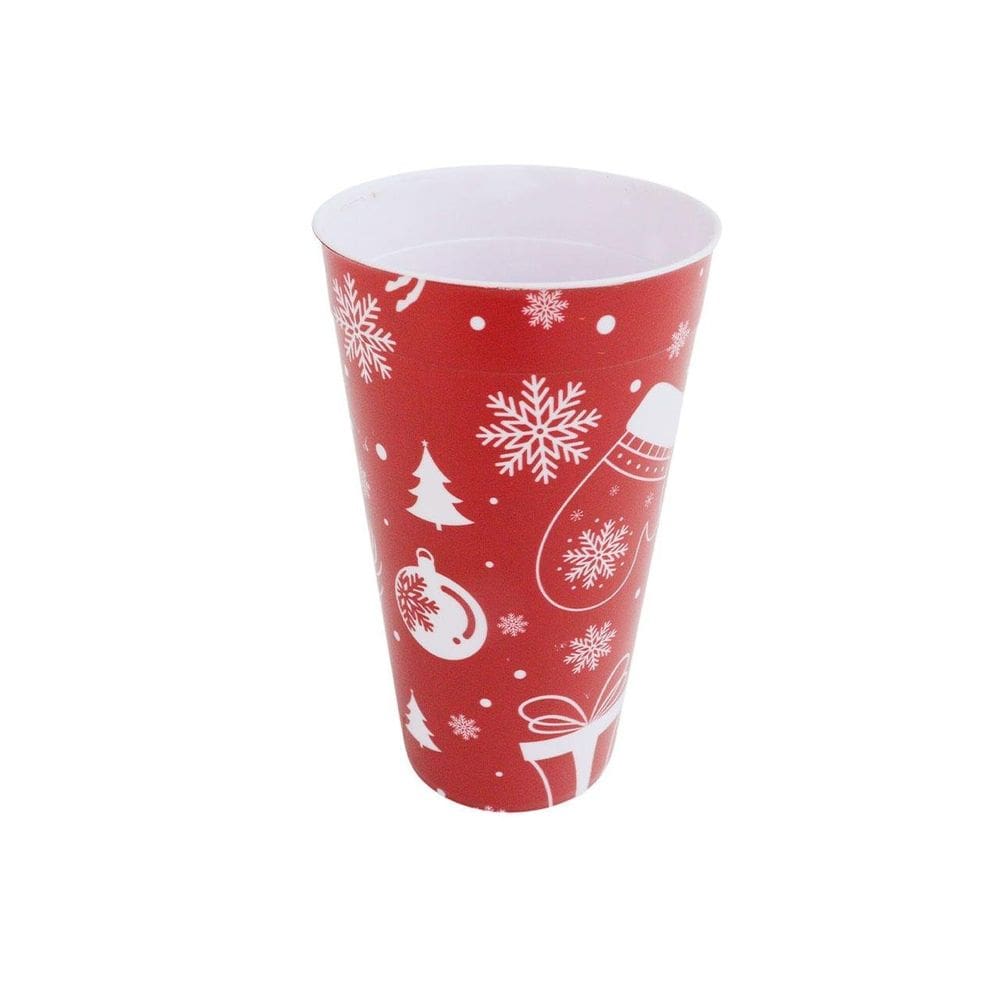 Copo de Plástico 320ml Figuras Natalinas - Tudo em Caixa
