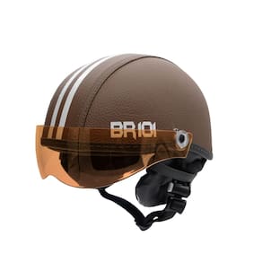Capacete Bike/Scooter Coquinho Br 101 Marrom Vision G