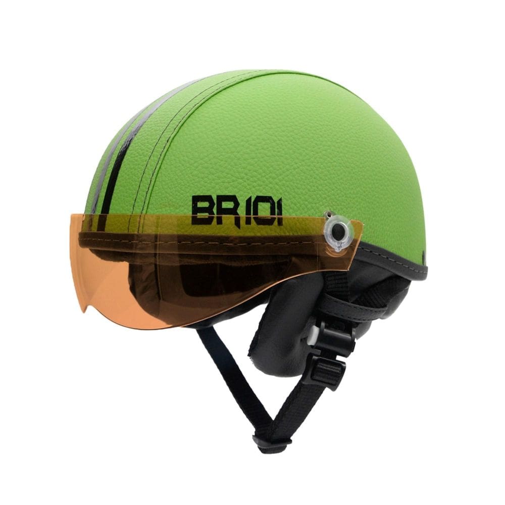 Capacete Bike/Scooter Coquinho Br 101 Verde Neon Vision P