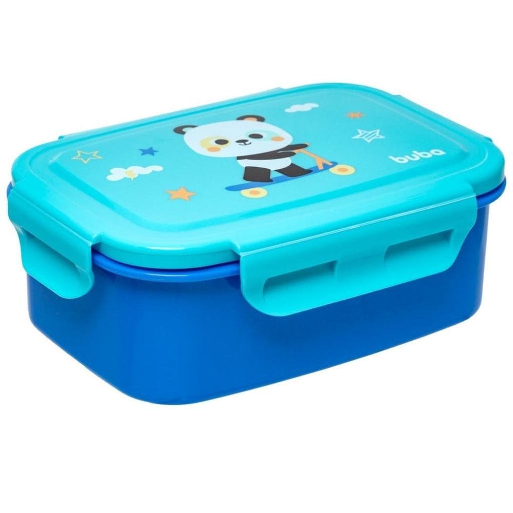 Bento Box Buba Zoo Panda Inox Com Antivazamento 600Ml