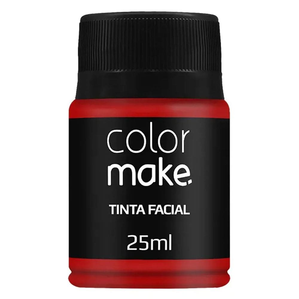 Tinta Facial Líquida Vermelha - 25ml