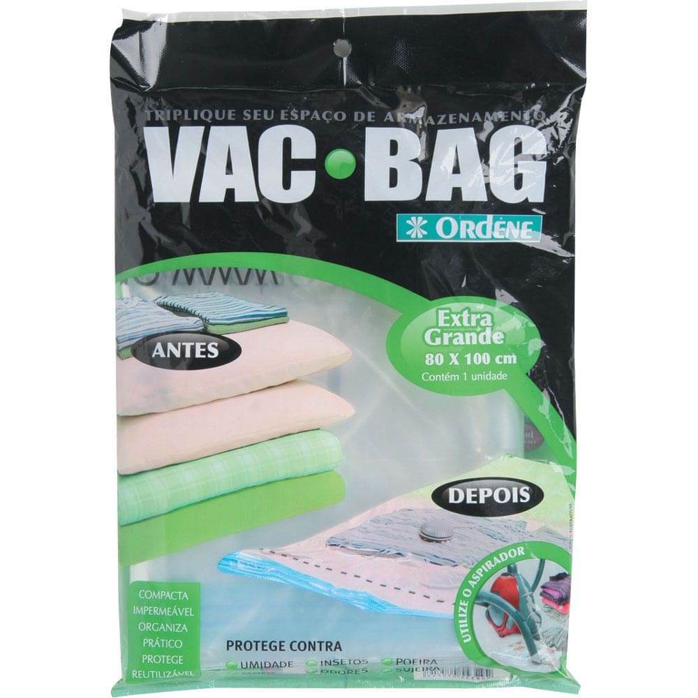 Organizador Vac Bag Extra Grande 80x100cm Ordene