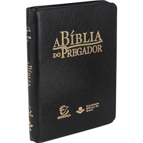 A Biblia do Pregador - Capa Preta Ziper - Versao Almeida Rc (revista e Corr