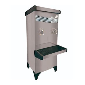 Bebedouro De Coluna Industrial 2 Torneiras 25 Litros Acqua Gelata PRE25 Inox 220v