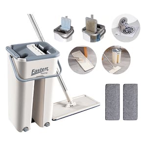 Mop Flat Esfregão Rodo E Balde Multiuso 2 Refil Fasterr - FST026