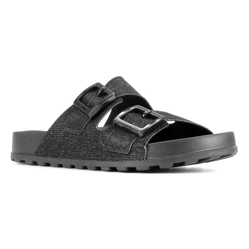 Rasteira Moleca Fivela Feminino - Preto