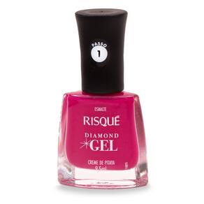 Esmalte Risqué Diamond Gel Cor Creme de Pitaya Cremoso 9,5ml