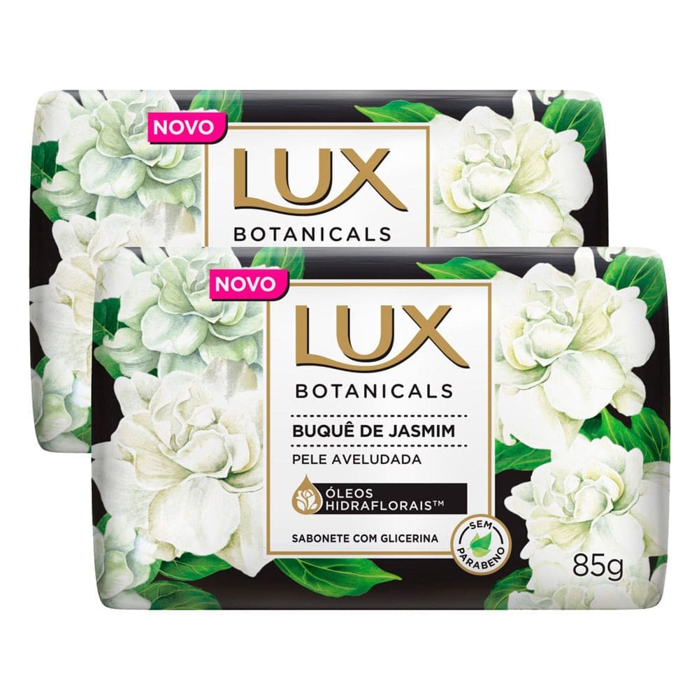 Kit 2 Sabonete em Barra Lux Botanicals Buquê de Jasmim 85g