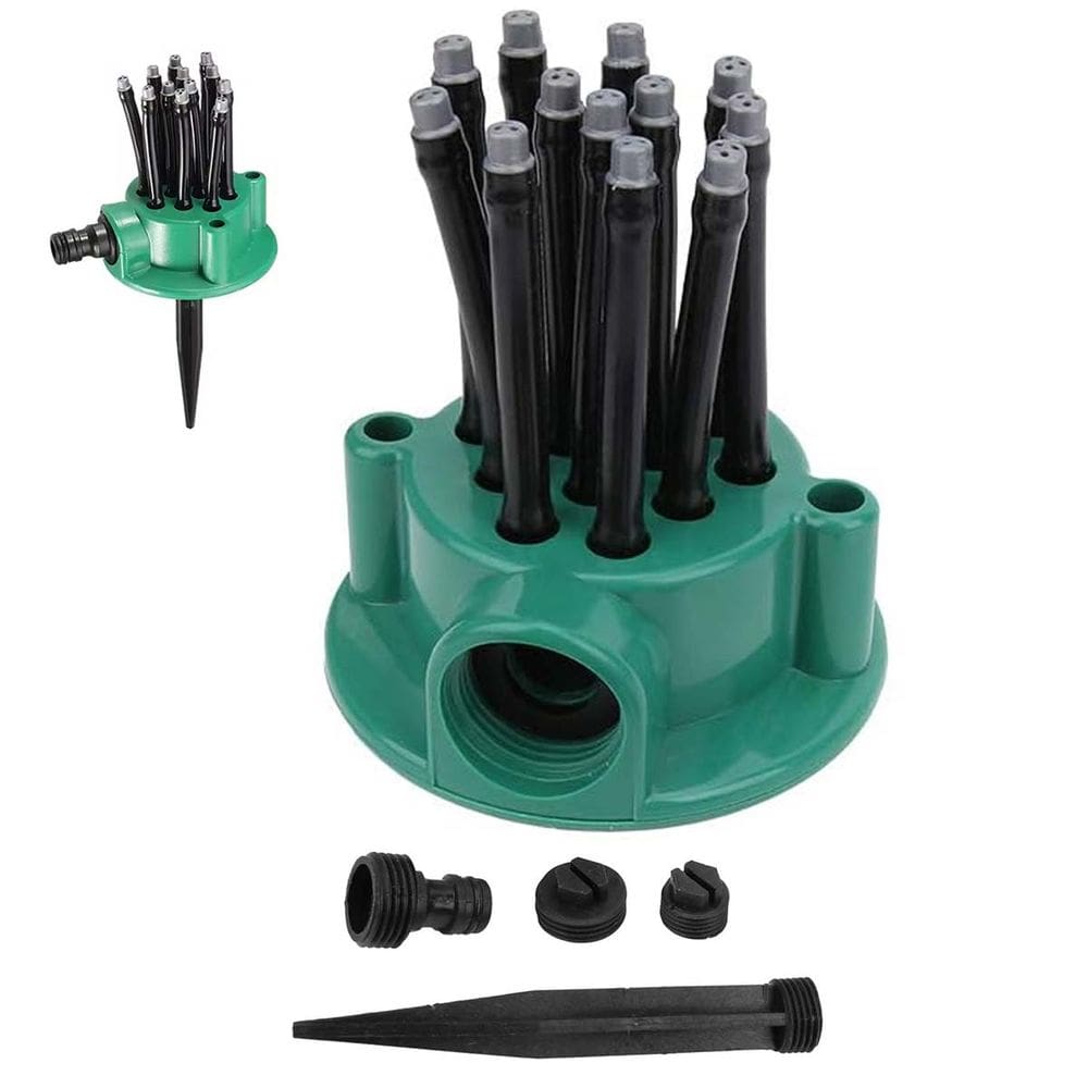 Aspersor Pulverizaçao 360 Graus Irrigaçao Quintal Jardim Mangueira Rega Canteiro Planta Horta Gramado Sprinkler Ar Livre