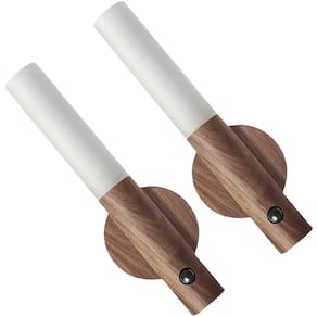Luminaria Sensor Movimento Presença Kit 2 Uni Recarregavel Luz Led Usb Parede Iluminaçao Quarto Sala Decoraçao Casa