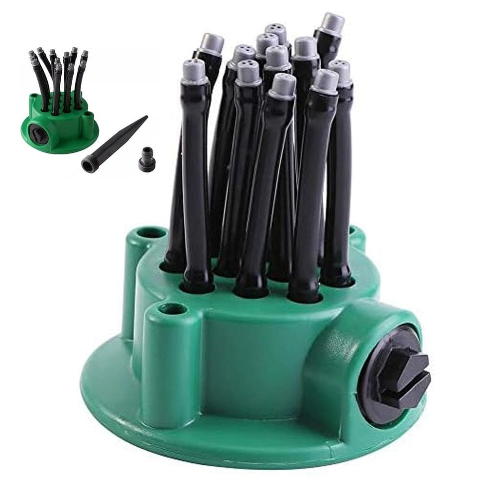 Aspersor Pulverizador 360 Graus Irrigaçao Jardim Quintal Canteiro Mangueira Rega Plantaçao Gramado Horta Ar Livre