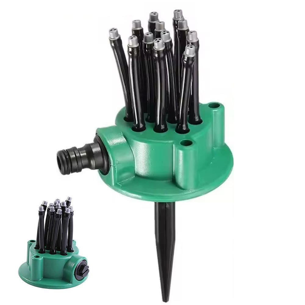 Aspersor Pulverizador 360 Graus Irrigaçao Quintal Jardim Mangueira Rega Canteiro Hora Plantaçao Gramado Sprinkler