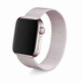 Relógio Smartwatch W34S Rosê Gold com Pulseira de Aço Removível Monitor Cardiaco