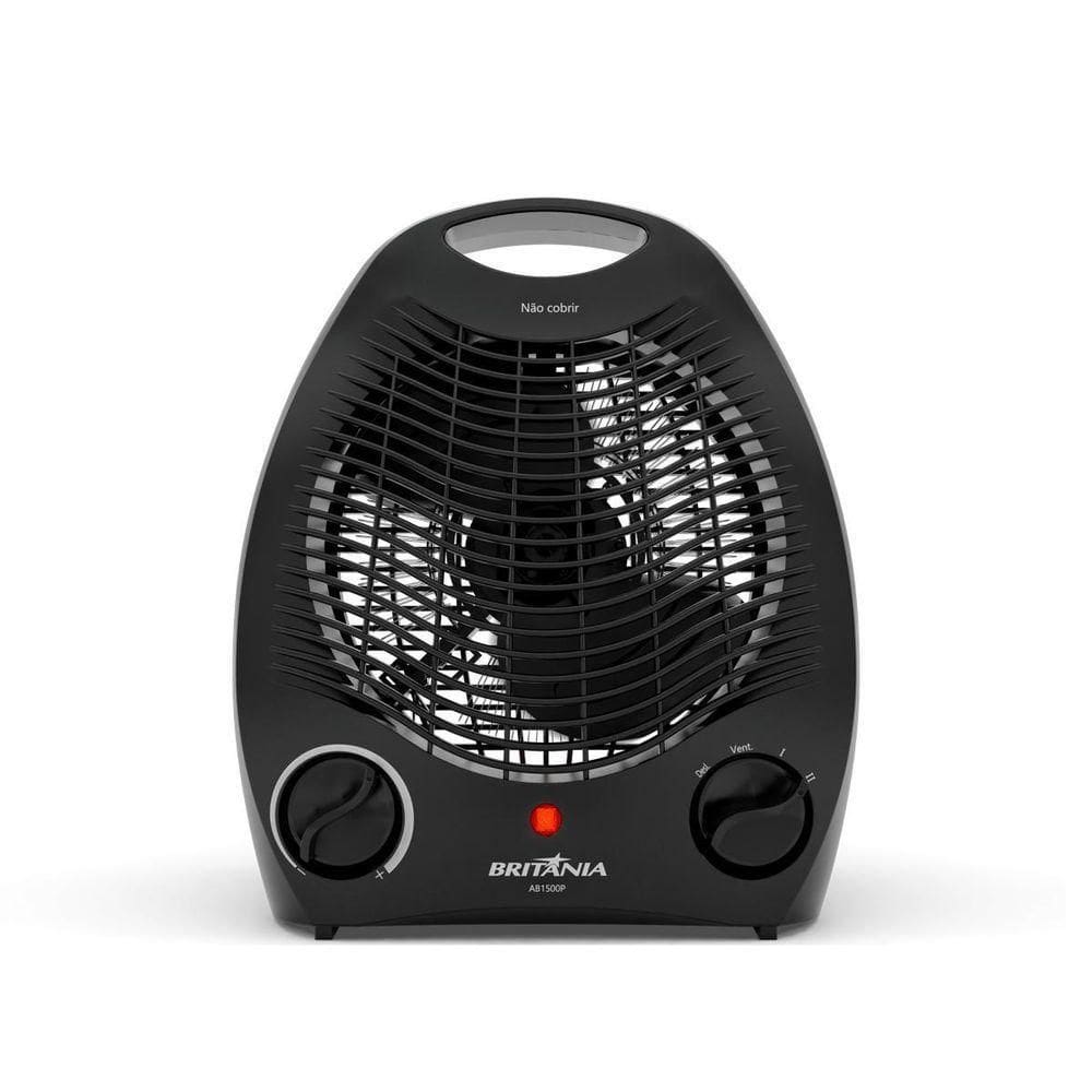 Aquecedor Britânia 2 Em 1 Com 3 Níveis De Potência AB1500P 220V