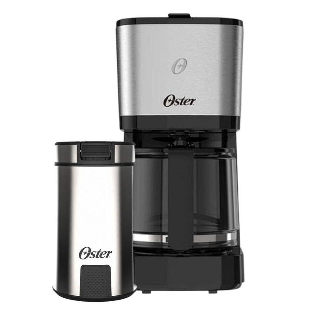 Kit Cafeteira Inox 1,2L E Moedor De Café Oster 110V