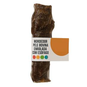 Mordedor Pele Bovina Enrolada Esôfago Cães E Gatos Good