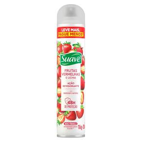 Desodorante Suave Frutas Vermelhas e Lichia Aerossol Antitranspirante 48h 200ml
