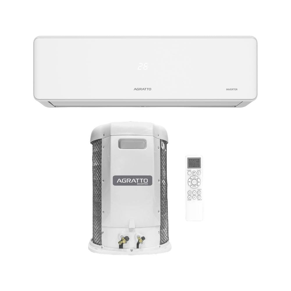 Ar Condicionado 30000 BTUs Split Hi Wall Inverter Agratto Frio Fit Top 220V