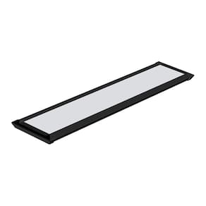 Luminária Led Taschibra TL Slim 20 De Sobrepor 40W Bivolt Preta 3000K Luz Amarela Preto