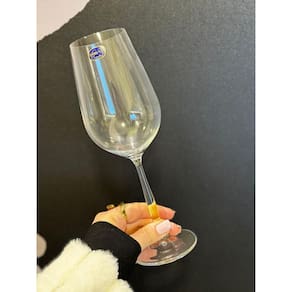 Unidade Taça Para Vinho Em Cristal 550Ml Cindy