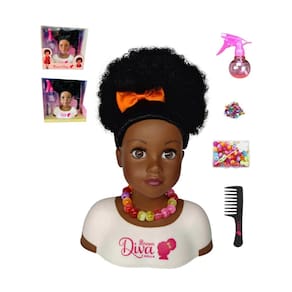 Styling Head Doll Dongheng Black African Brown Encaracolado