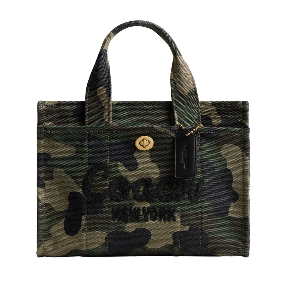 Sacola Coach Cargo Tote 26 em lona e couro reciclado