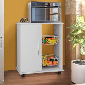 Fruteira De Cozinha 1 Porta Branco Luxo Ianá Primus
