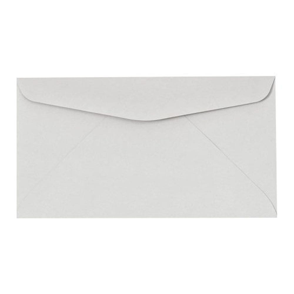 #6 3/4 envelopes regulares em cinza pastel - pacote com 500