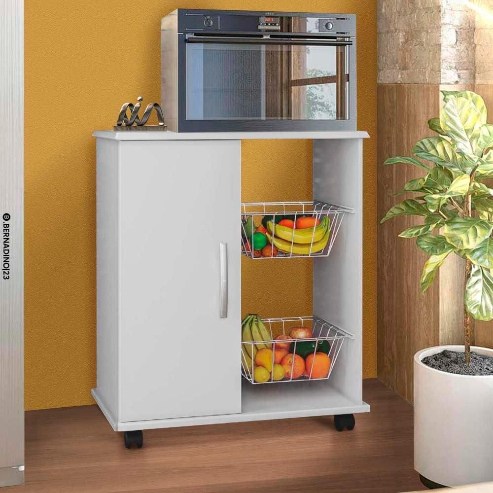 Balcão Fruteira 1 Porta Ianá - Branco