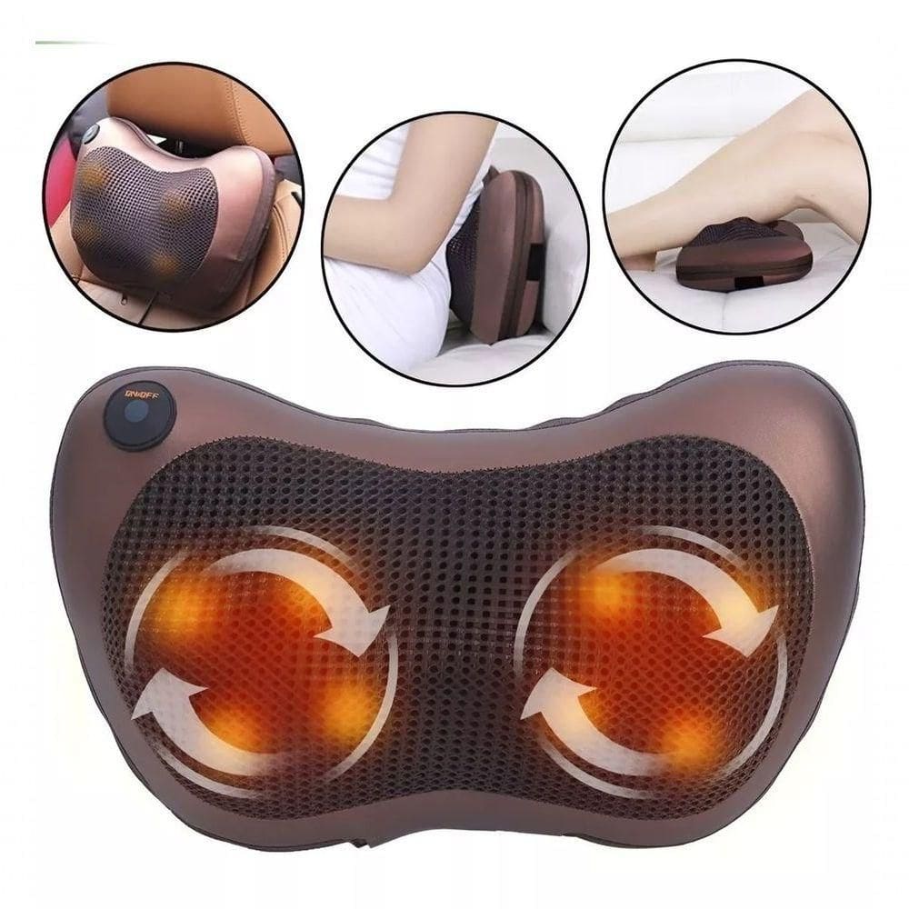 Almofada De Massagem Eletrônica Carro E Casa