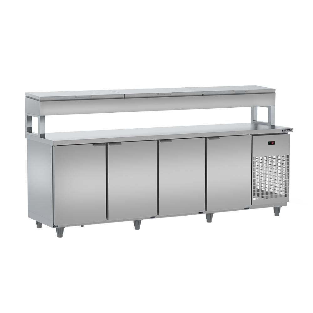 Balcão de Serviço Refrigerado Condimentador 2,50m, Bsrc 2500 - Refrimate