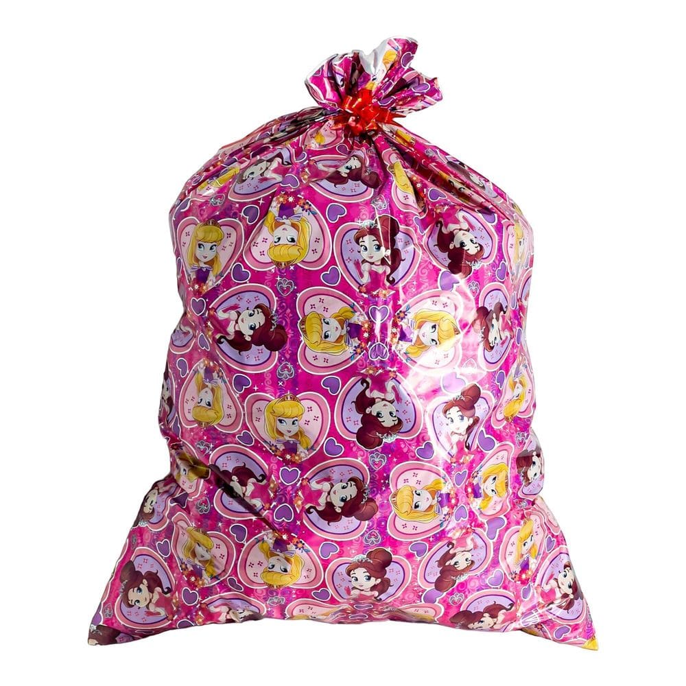 Saco De Presente Princesas Chibi 30X45 Com Lacinho