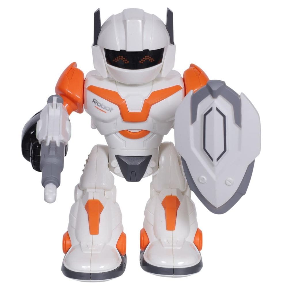 Brinquedo Robô Dominador Movimento Luz Led