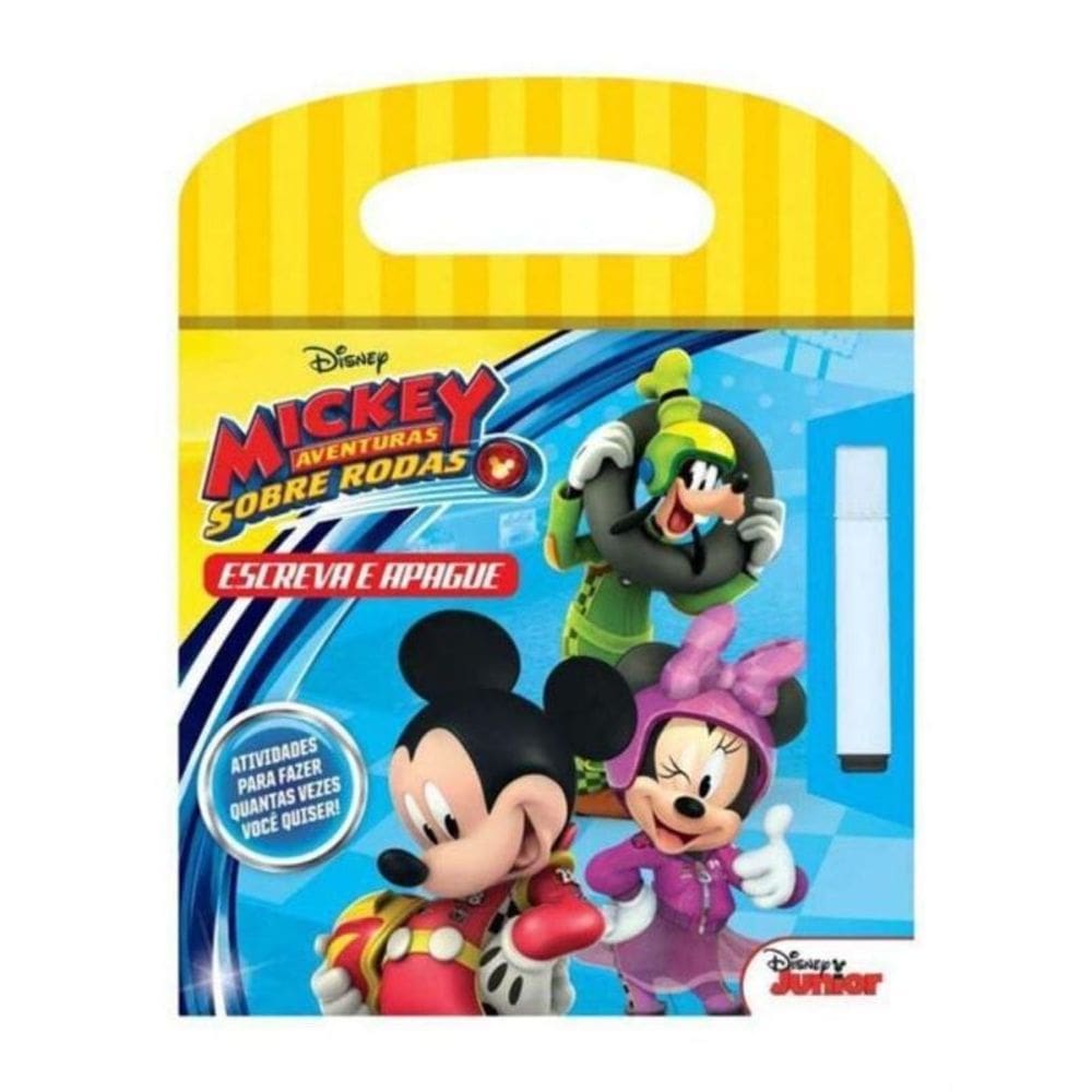 Mickey Aventura Sobre Rodas - Escreva e Apague