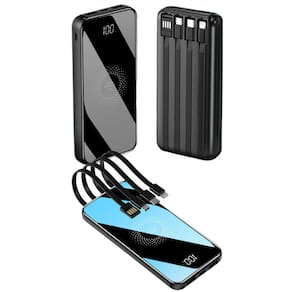 Carregador Portátil 10000Mah 10W Lightning/USB/USB-C/Micro-USB Minimen - MM-CDB301