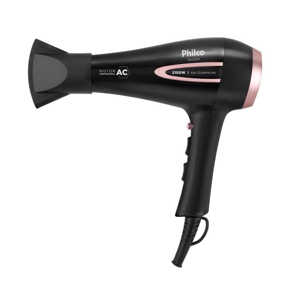 Secador De Cabelo Com íons Tourmaline 2100W Philco PSA3250 220V