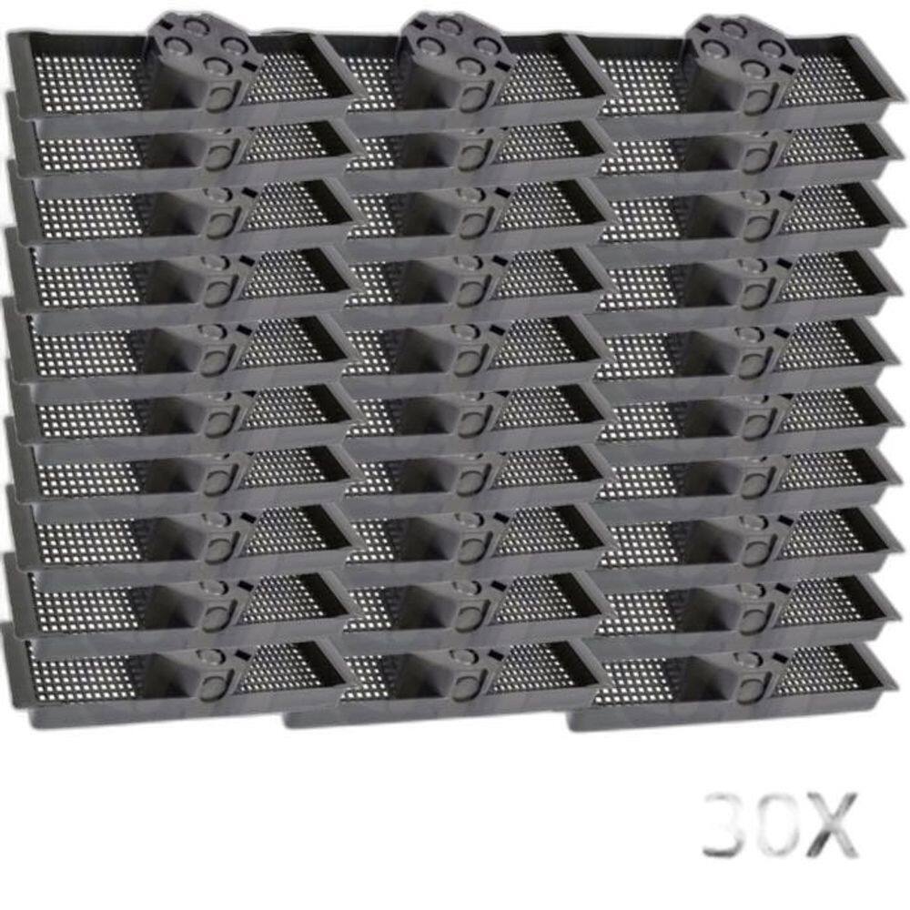 Kit 30 Caixa Luz Suporte Para Laje Octogonal 30Cm Tuboline