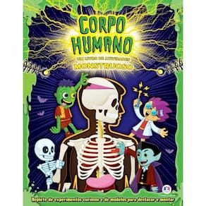Livro Corpo Humano - Um Livro De Atividades Monstruoso