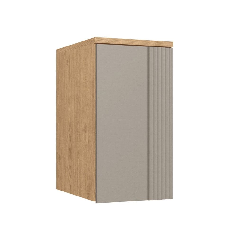 Módulo Guarda-roupa Aéreo 1 Porta Elegance Angelin / Níquel Canelado