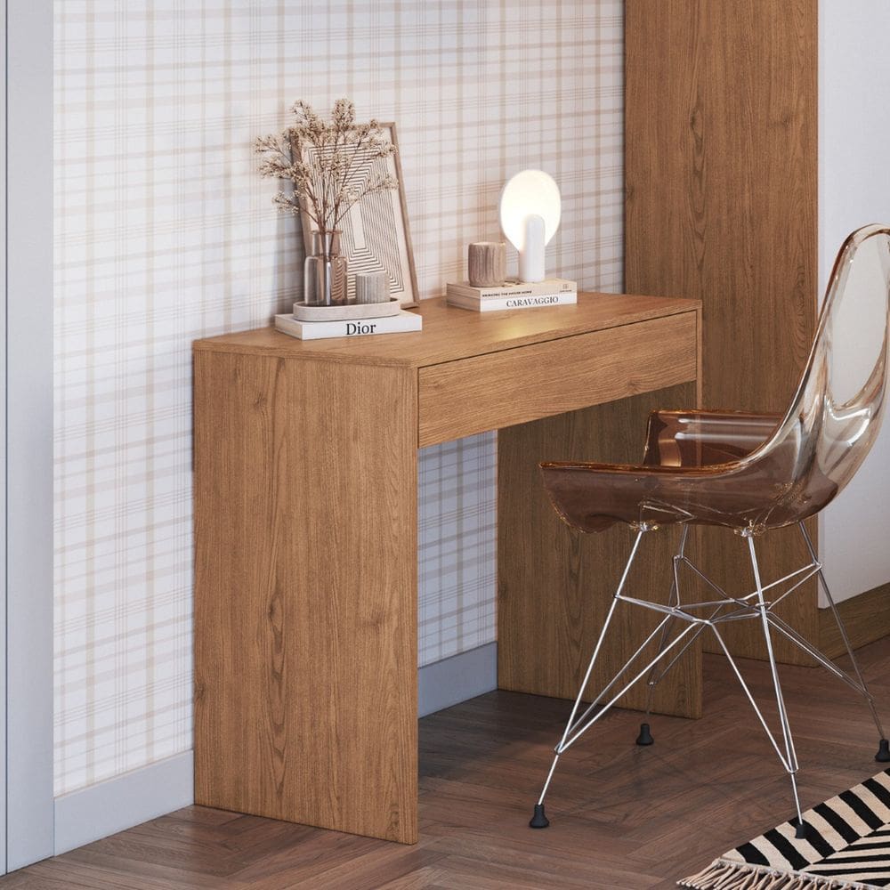 Mesa Office 1 Gaveta 80cm X 75,5 Infinity Cedro