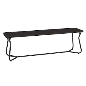Banco Estilo Retrô 136cm X 42cm Vareta Preto